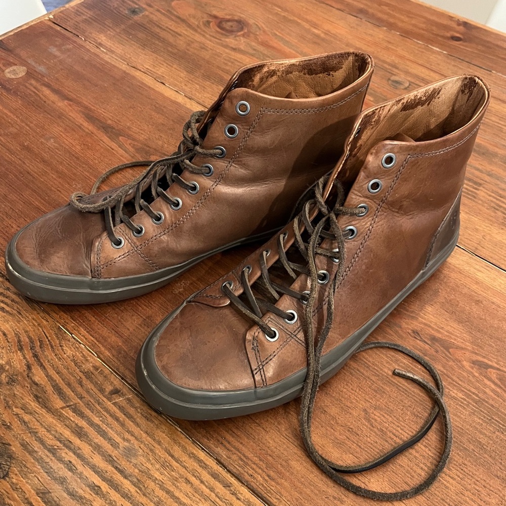 Frye Leather High Top Sneaker Men’s